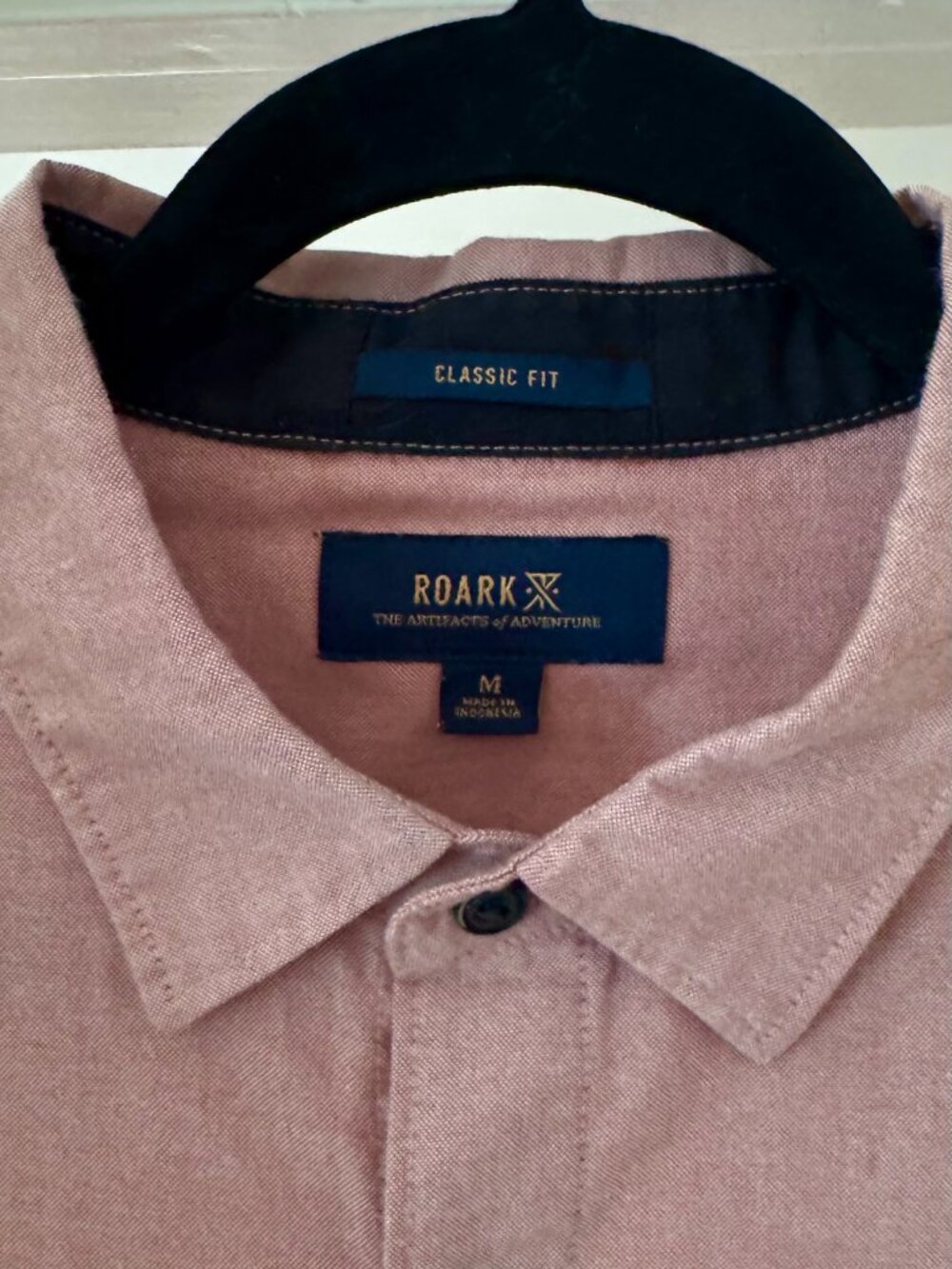 ROARK - Classic Fit woven short sleeve button up - M - Picture 4 of 4